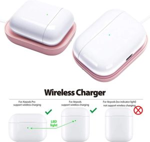 Effortlessly power up your earbuds with compatible Qi-enabled charging case. Say goodbye to cables, hello convenience!