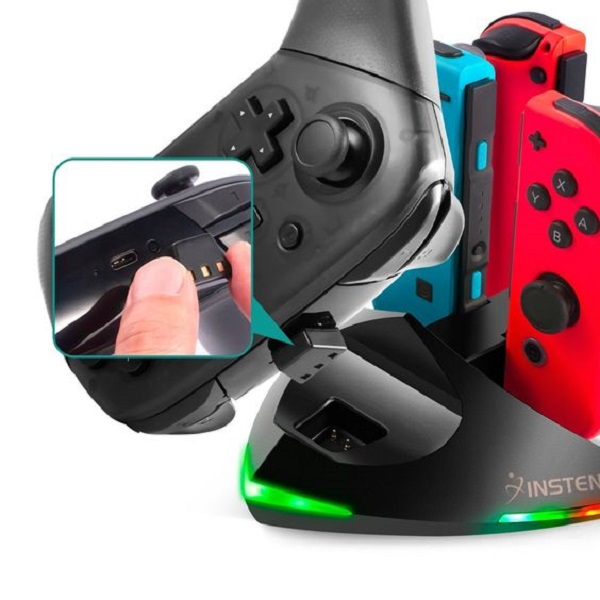 A controller charger powers your gaming controller