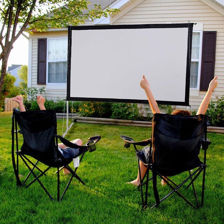projector screen outdoor